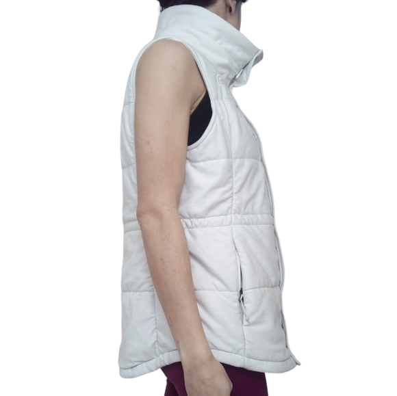 The North Face Heathered Beige White Outdoor Vest Small - Picture 3 of 6